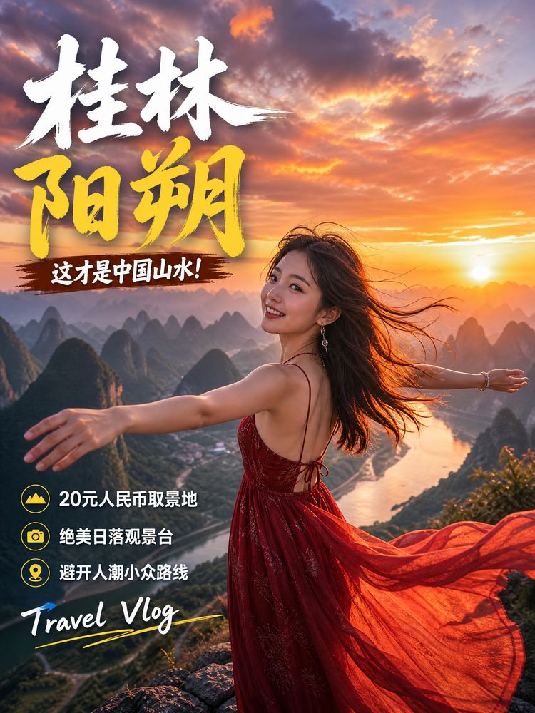 黑丝旅行视频-桂林阳朔旅行视频演示